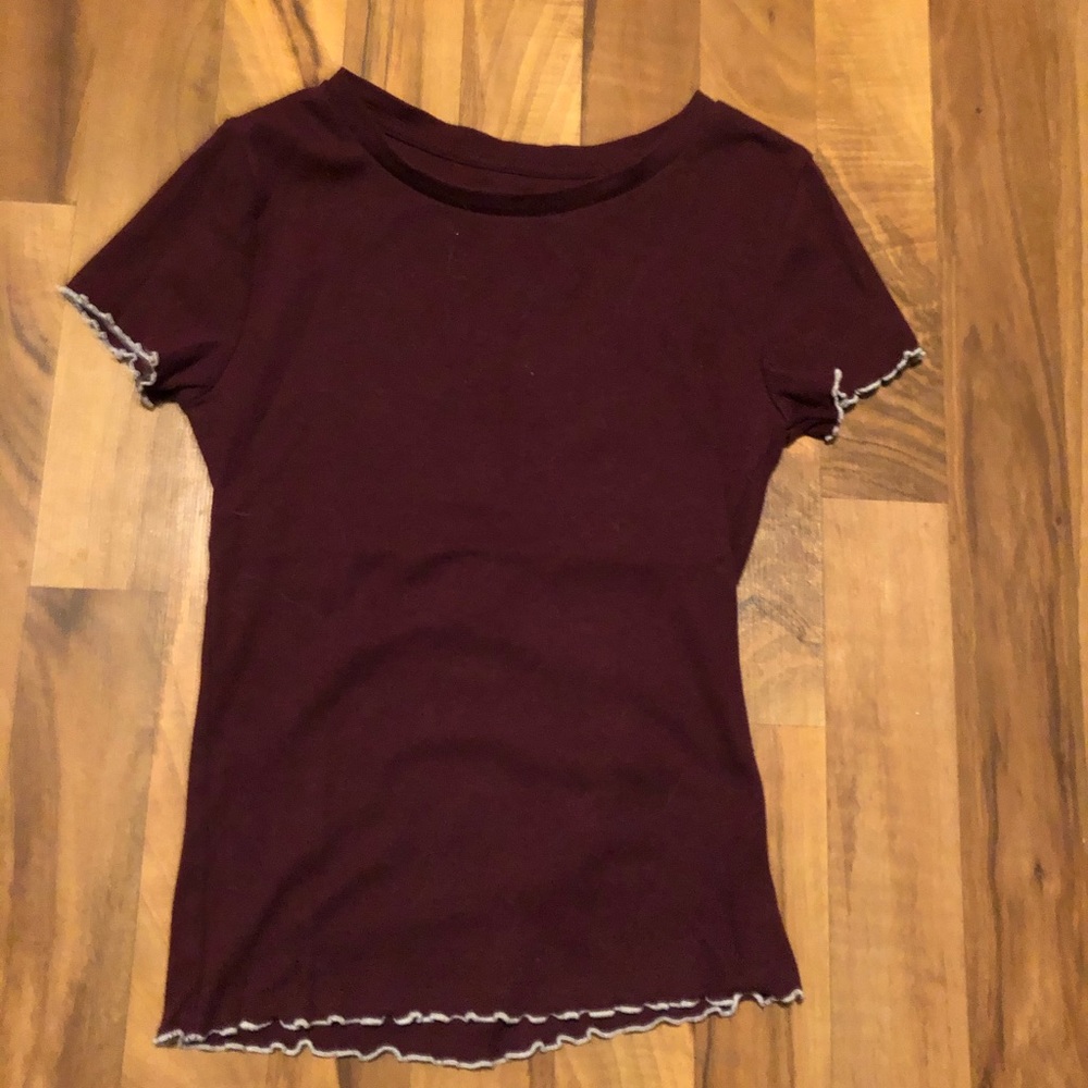 Maroon shirt